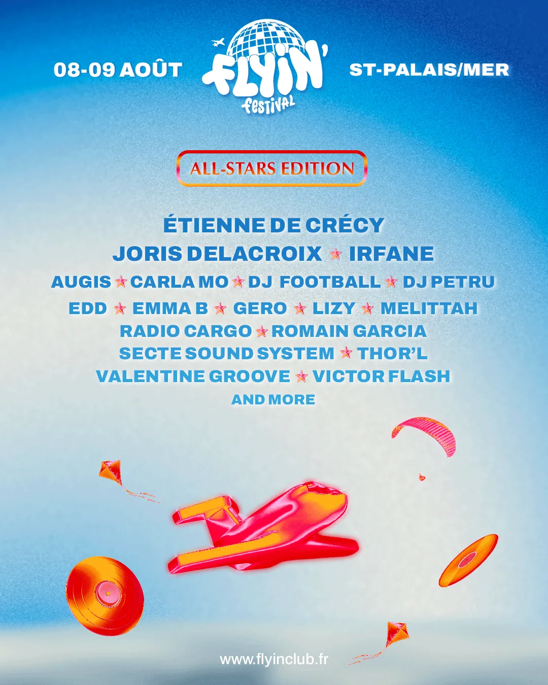 Affiche officielle Flyin'Festival 2026 – All Stars
