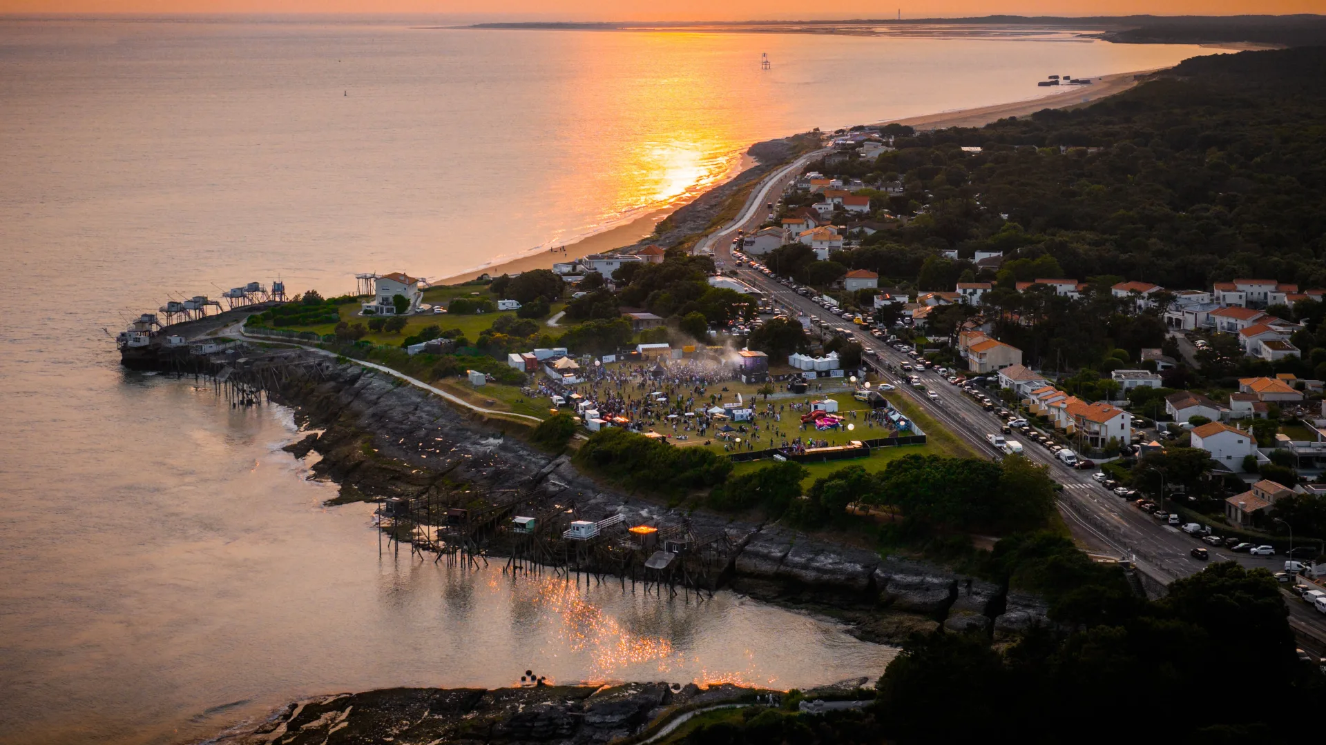 Vue aérienne du Flyin'Festival captée par drone